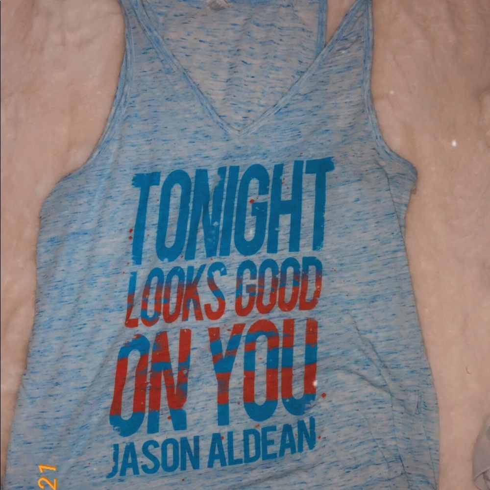 Jason aldean tank top. Size xl